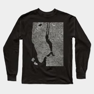 New York map Long Sleeve T-Shirt